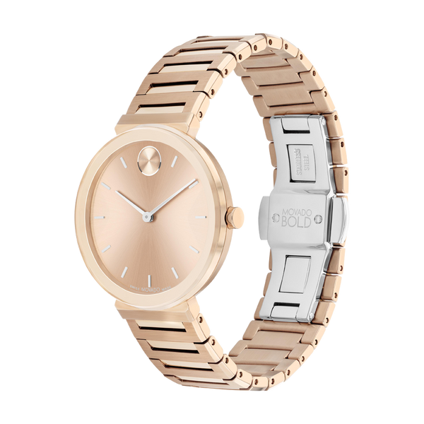 Movado edge rose gold hot sale