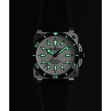 Bell & Ross BR-03 Diver White Steel BR03A-D-WH-ST/SRB