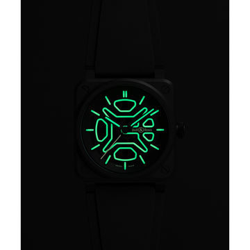 Bell & Ross BR-03 Skeleton Lum Ceramic BR03A-LM-SKCE/SRB