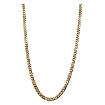 10kt Yellow Gold 2.8mm 20 Inch Hollow Curb Chain