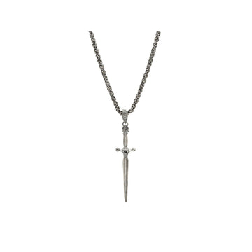 John Varvatos Black Diamond Accent Necklace