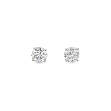 14kt White Gold 4.25ct Lab Grown Diamond Stud Earrings