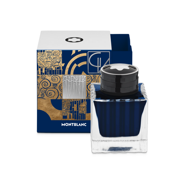 Montblanc Ink Bottle, GUSTAV KLIMT, BLUE - 50ML 132938 – Classic