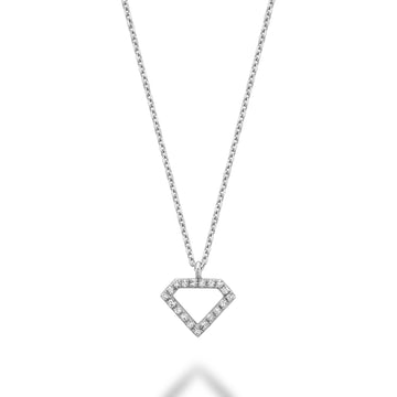 14kt Gold Diamond Charm Pendant