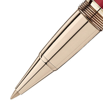 Montblanc Meisterstuck Calligraphy Solitaire Burgundy Lacquer Rollerball