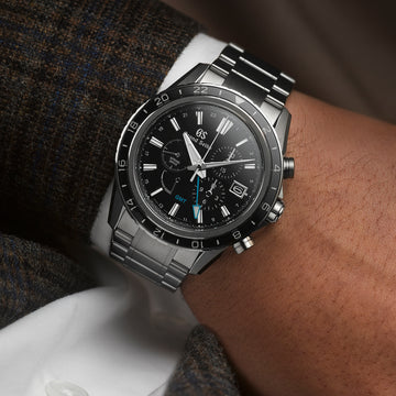 Grand Seiko Black Dial Spring Drive Chronograph SBGC251