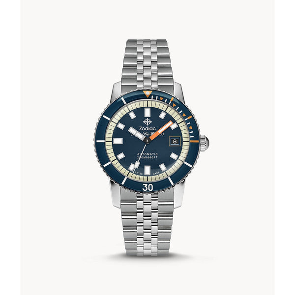 Zodiac Super Sea Wolf Automatic Stainless Steel Watch ZO9266