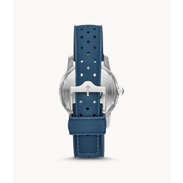 Zodiac Super Sea Wolf Creamsicle Automatic Blue Rubber Watch ZO9270