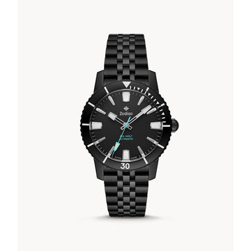 Zodiac Super Sea Wolf 53 Compression Automatic Black Stainless Steel Watch ZO9276