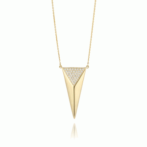Doves Diamond Arrow Necklace