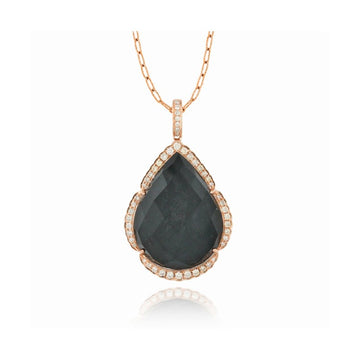 Doves Haute Hematite Necklace