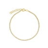 14kt Gold Round Diamond Tennis Bracelet