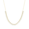 14kt Gold Baguette Diamond Collar Necklace