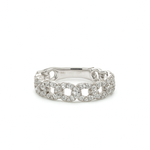 14kt Gold 4mm Diamond Curb Link Ring