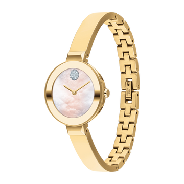 Movado Bold Gold Bangle Watch 3600938