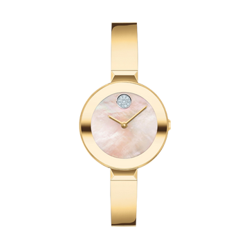 Movado Bold Gold Bangle Watch 3600938