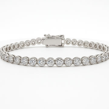 18kt White Gold .15ct Diamond Tennis Bracelet