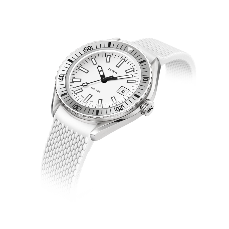 DOXA SUB 200 WHITEPEARL 796.10.011.23