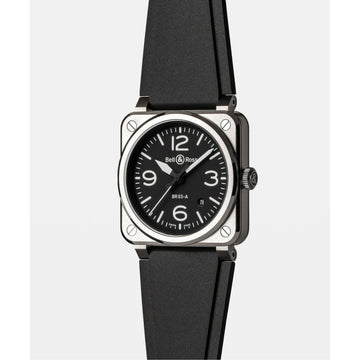 Bell & Ross BR 03 BLACK STEEL BR03A-BL-ST/SRB
