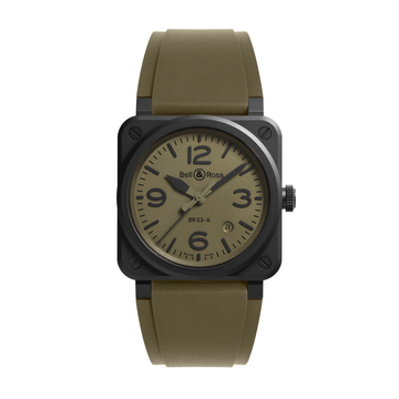 Bell & Ross BR 03 MILITARY CERAMIC BR03A-MIL-CE/SRB