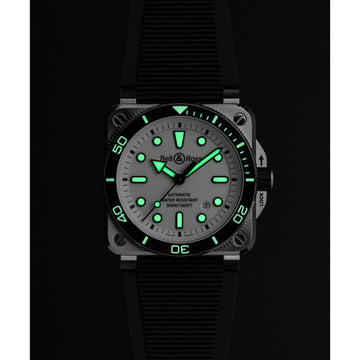 Bell & Ross BR-03 Diver White Steel BR03A-D-WH-ST/SRB