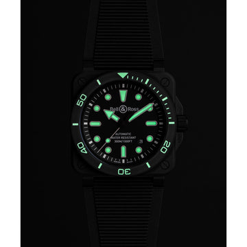 Bell & Ross Diver Black Matte Ceramic BR03A-D-BL-CE/SRB