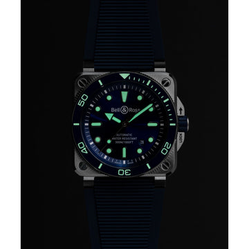 Bell & Ross BR-03 Diver Blue Steel BR03A-D-BLU-ST/SRB