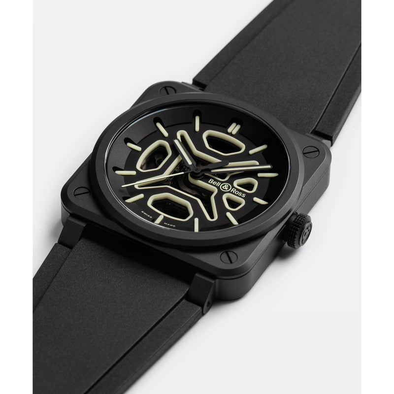 Bell & Ross BR-03 Skeleton Lum Ceramic BR03A-LM-SKCE/SRB