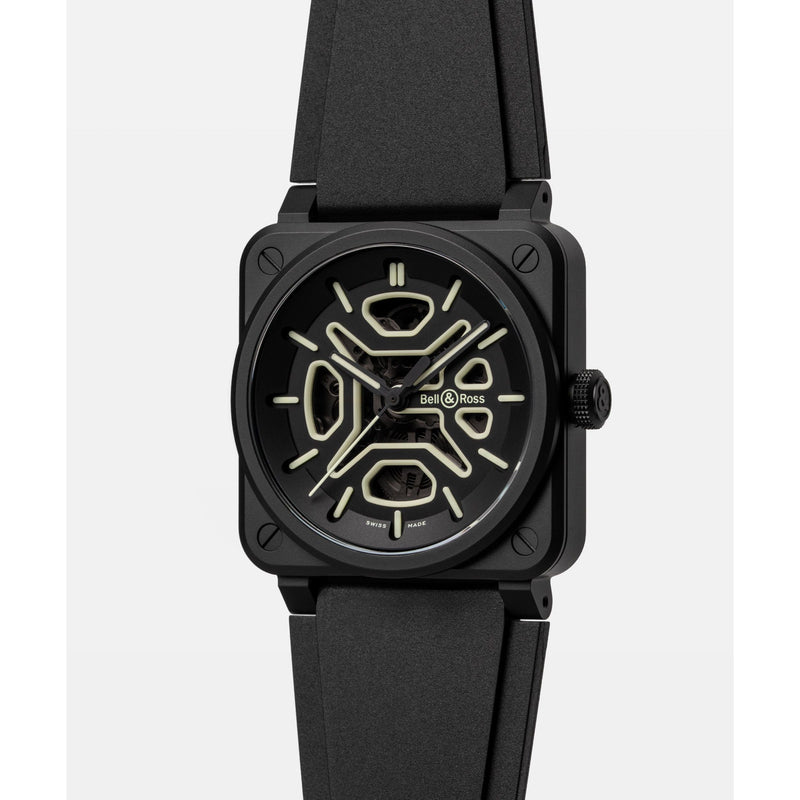 Bell & Ross BR-03 Skeleton Lum Ceramic BR03A-LM-SKCE/SRB