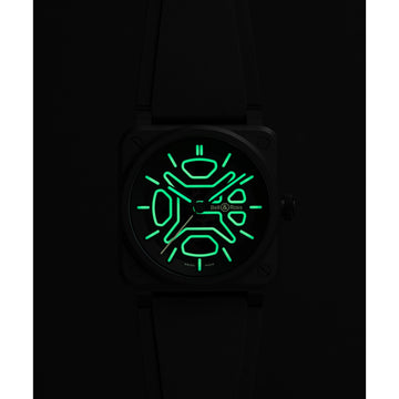 Bell & Ross BR-03 Skeleton Lum Ceramic BR03A-LM-SKCE/SRB