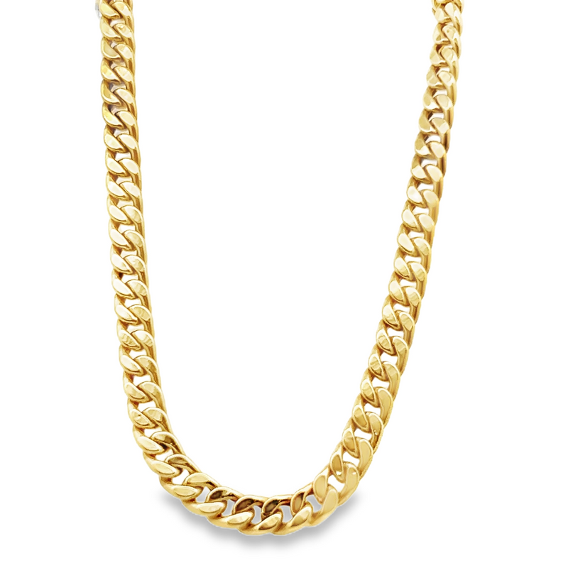 14kt Yellow Gold 5.5mm Hollow Curb Chain