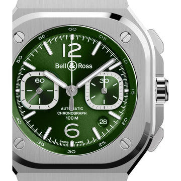 Bell & Ross BR 05 CHRONO GREEN STEEL BR05C-GN-ST/SST