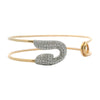 18kt Bobby Pin Diamond Design Bracelet