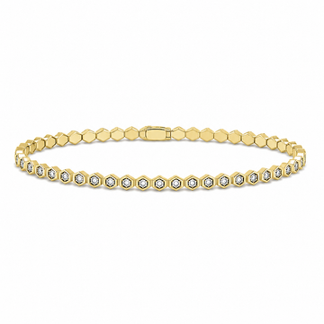 18kt Gold Diamond Studded Bangle