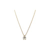 14kt Yellow Gold Pear Shape 17" Diamond Pendant Necklace