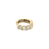 14kt Yellow Gold Diamond Earring Cuff