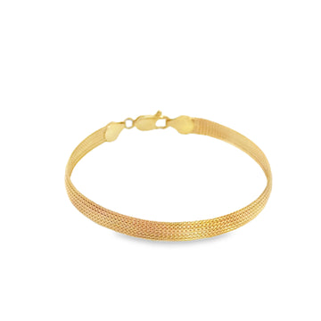 14kt Yellow Gold Mesh Bracelet