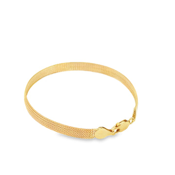 14kt Yellow Gold Mesh Bracelet