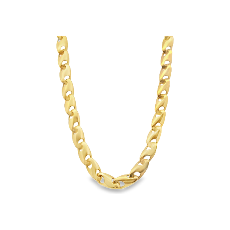 18kt Yellow Gold 20" Bird Eye Chain