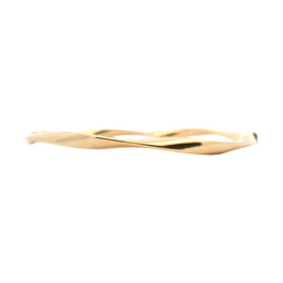 18kt Yellow Gold Twisted Round Bangle