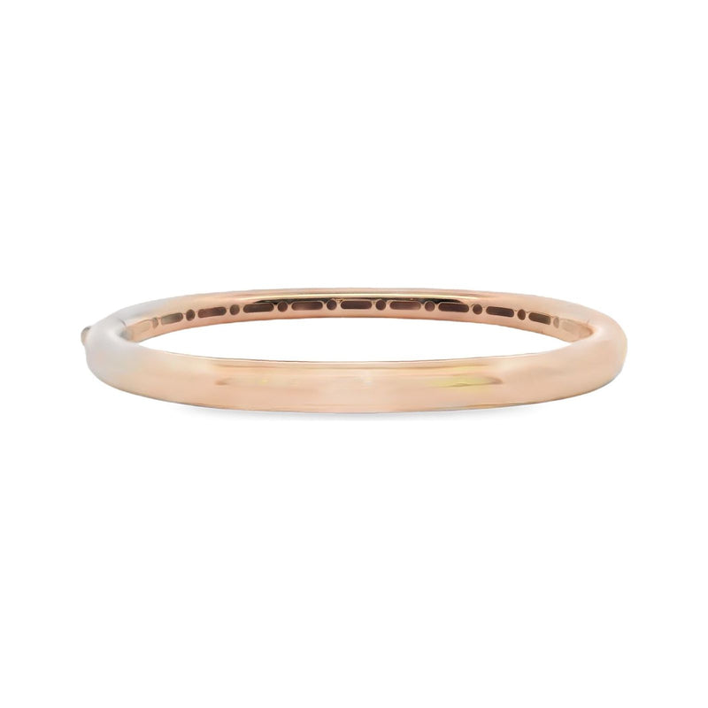 18kt Rose Gold 5MM High Polish Bangle