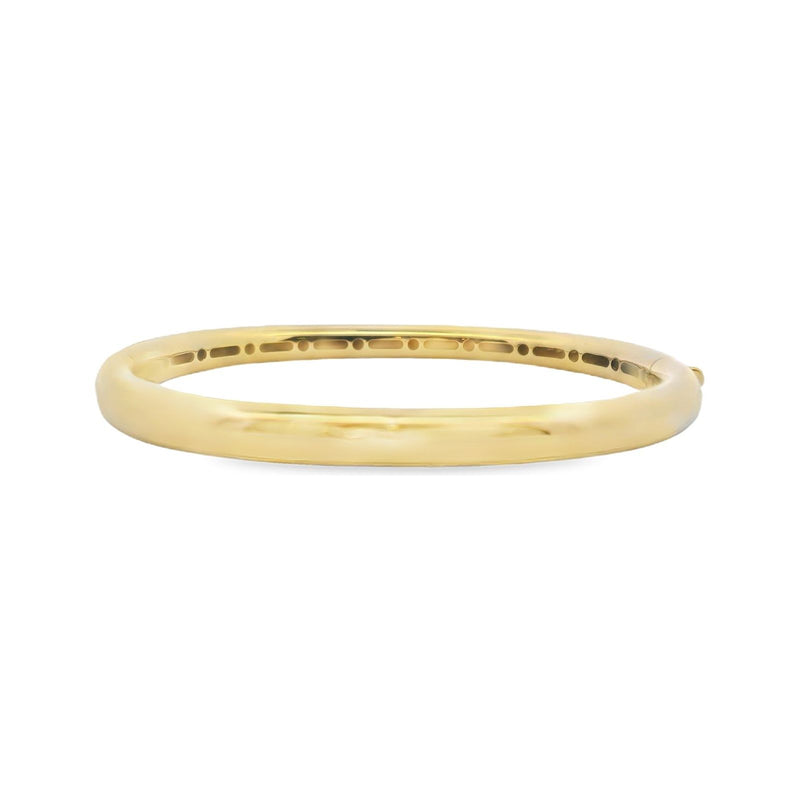 18kt Yellow Gold 5MM High Polish Bangle