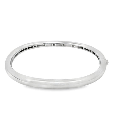 18kt White Gold 5mm High Polish Bangle