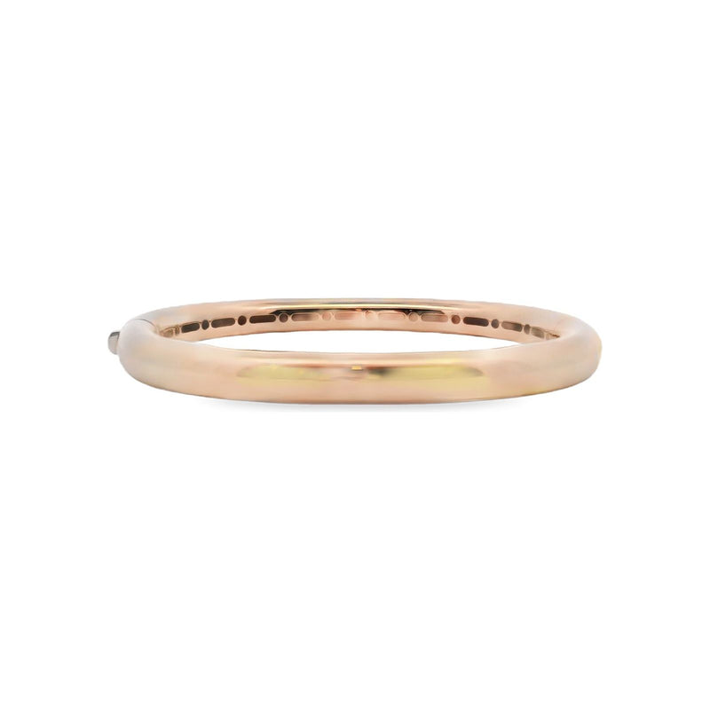 18kt Rose Gold 5.7MM High Polish Bangle