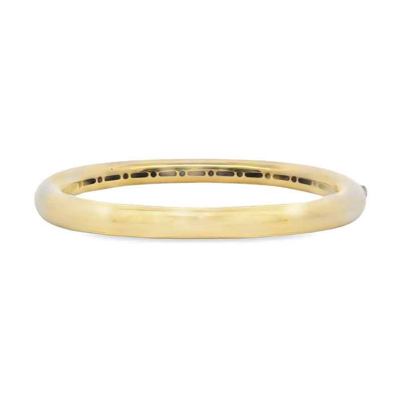 18kt Yellow Gold 5.7MM High Polish Bangle