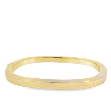 18kt Yellow Gold Square Bangle