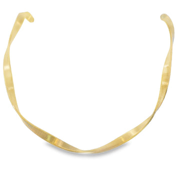 18kt Yellow Gold 17 Inch Twisted Necklace
