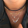 14kt Yellow Gold Dainty Hamsa Necklace