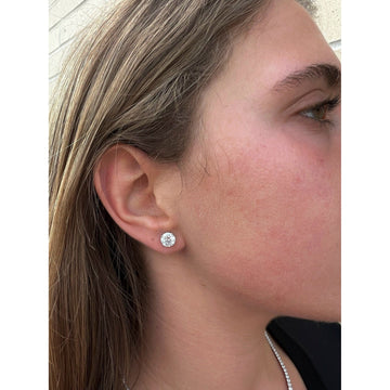 14kt White Gold 1.50ct Lab Grown Diamond Stud Earrings