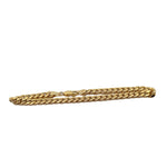 10kt Yellow Gold 5.35mm Hollow Open Curb Chain Bracelet